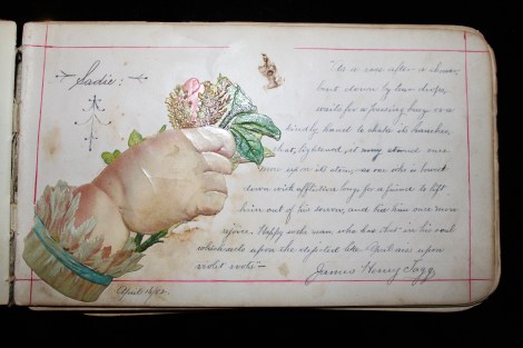 James's love letter to Sadie, 16 April 1882.
